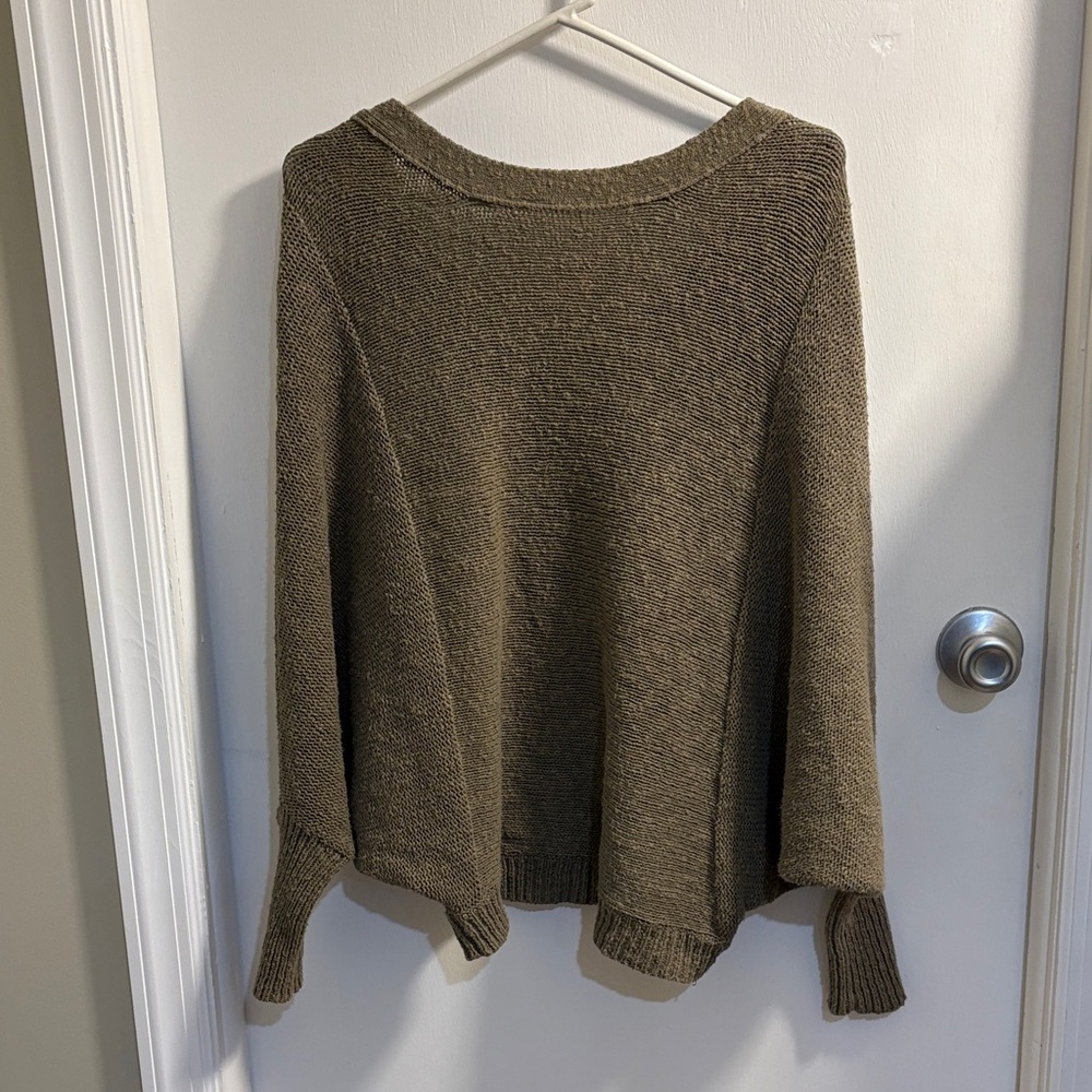 Cozy Moss Green Sweater